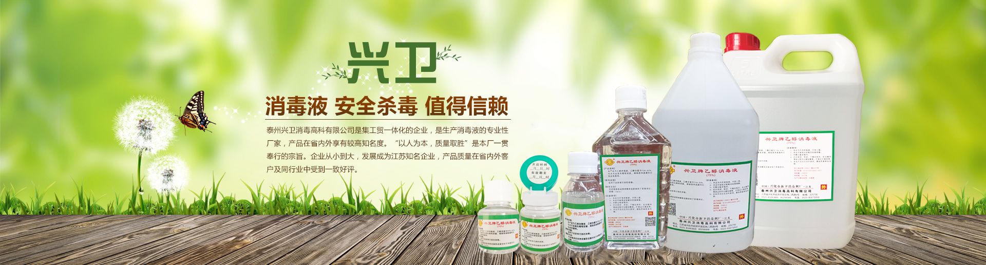 兴卫牌乙醇（chún）消毒液（yè）
